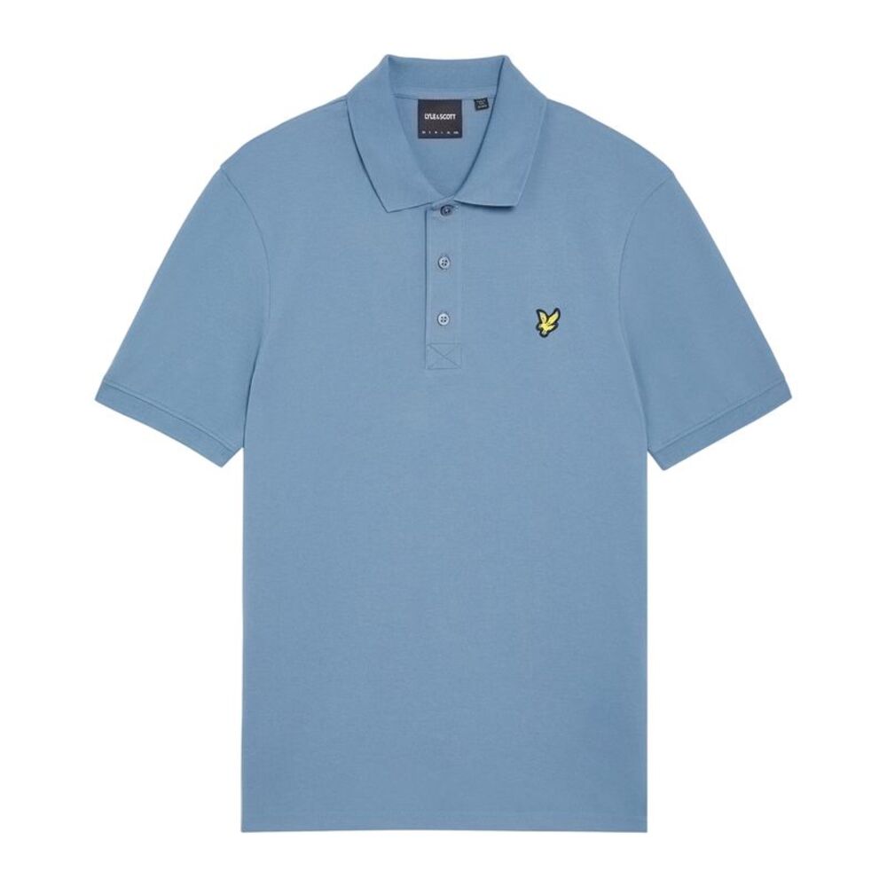Lyle & Scott Mens Short-Sleeved Polo Shirt / Ocean Sky
